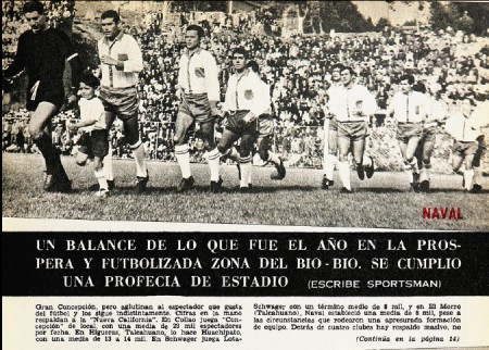 Un balance de lo que fue el año en la Zona del Bío-Bío. Revista Estadio N°13312; 02-01-1969; pág. 13